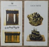 Lot doua pliante artist Lucia Maftei