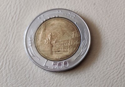 Italia - 500 lire (1982) monedă s384 foto