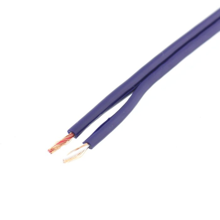 Cablu audio, 2 RCA, 3mm, albastru, rola 100m - 402234
