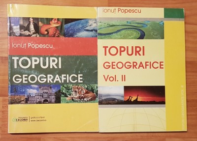 Topuri geografice de Ionut Popescu (2 vol) foto