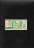 Brazilia 1 real 1997 seria9297054797 graffiti