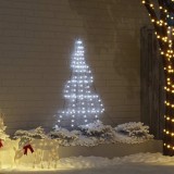 VidaXL Brad de Crăciun LED cu 112 LED Alb rece 182 cm Metal 42018738