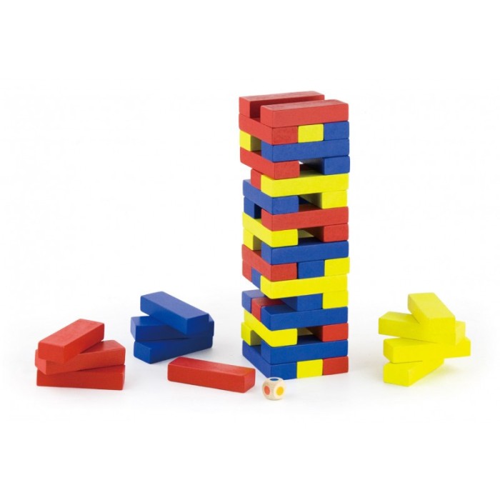 Turn de Echilibru din Lemn VIGA , Joc Montessori Educativ pentru Copii, Dezvolta Concentrarea si Coordonarea