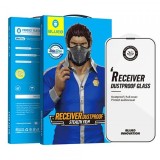 Folie de protectie Ecran Blueo Anti-Dust HD pentru Apple iPhone 11 / XR, Sticla Securizata, Full Glue, Neagra