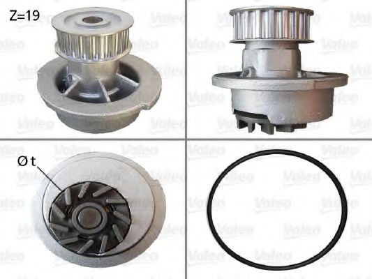 Pompa apa OPEL ASTRA G Combi (F35) (1998 - 2009) VALEO 506007