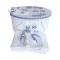 Set cutie trusou personalizata si trusou botez, decor traditional, albastru,