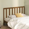 Gossi tablie de pat, maro miere, 156x4x100 cm, lemn masiv de pin