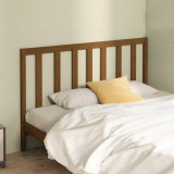 Tablie de pat, maro miere, 141x4x100 cm, lemn masiv de pin GartenMobel Dekor, vidaXL