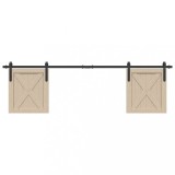 Gossi set usi glisante pentru dulap 183 cm otel carbon