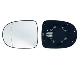 Geam oglinda Renault Clio 3 (R0/1), 05.2009-, Renault Modus (F/Jp0), 11.2007- , partea Stanga, culoare sticla crom, sticla asferica, cu incalzire, 77