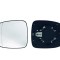 Geam oglinda Renault Clio 3 (R0/1), 05.2009-, Renault Modus (F/Jp0), 11.2007- , partea Stanga, culoare sticla crom, sticla asferica, cu incalzire, 77