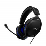 Casti Stereo Gaming PS5 HyperX Cloud Stinger 2, HP, Cu microfon (Negru/Albastru)