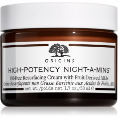 Origins High-Potency Night-A-Mins™ Oil-Free Resurfacing Gel Cream With Fruit-Derived AHAs cremă regeneratoare de noapte, pentru refacerea densității p