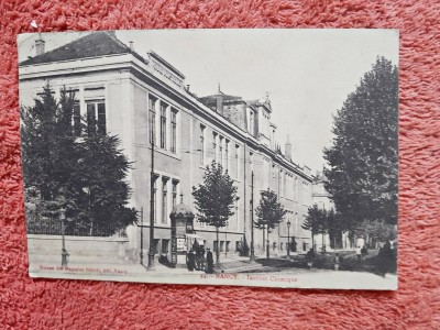 Carte postala, Nancy, Institutul de chimie, 1914 foto