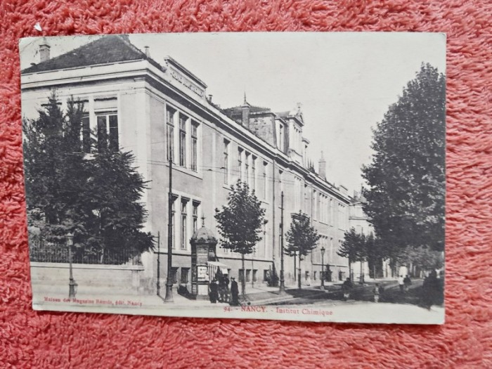 Carte postala, Nancy, Institutul de chimie, 1914
