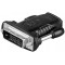 Adaptor HDMI 19 pini mama la DVI-D 24+1 pini tata Goobay