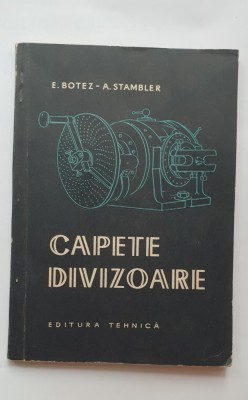 Capete divizoare - E. Botez - A. Stambler foto