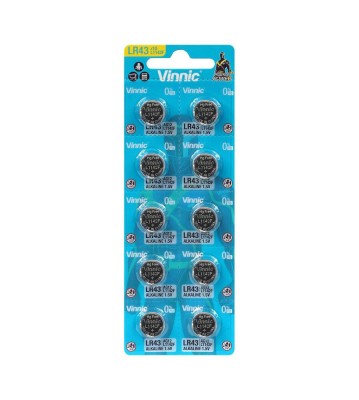 Vinnic G12 / AG12 / L1142 / LR43 / 186 / V12GA / RW84 / D186 1.5V baterii-Conținutul pachetului 1x Blister foto