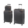 TraveLux Urban XX gurul&oacute;s bőr&ouml;nd szett fekete
