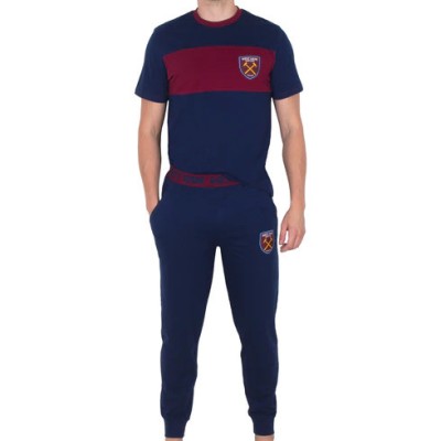 West Ham United pijamale de bărbați Long navy - S foto