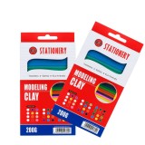 Cumpara ieftin Set 2 plastiline multicolor 400 g, 20 batoane colorate, non-toxice pentru copii, modelaj, joaca educativa, creatii artistice, scoala si gradinita