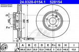 Disc frana VOLVO XC70 II (2007 - 2016) ATE 24.0328-0154.1