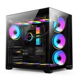 Cumpara ieftin Calculator Nou OptimX Pro Gaming Vision SQ8, Intel Core i7-11700, 32GB DDR4, Placa Video AMD Radeon RX 580 8GB GDDR5, 1TB NVMe NewTechnology Media