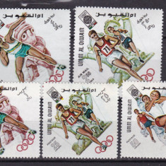 Umm al Qiwain 1968 sport olimpiada MI 264-272 MNH