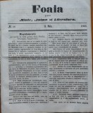 Foaia pentru minte , inima si literatura , nr. 18 , 1863 , Brasov , I. Muresanu