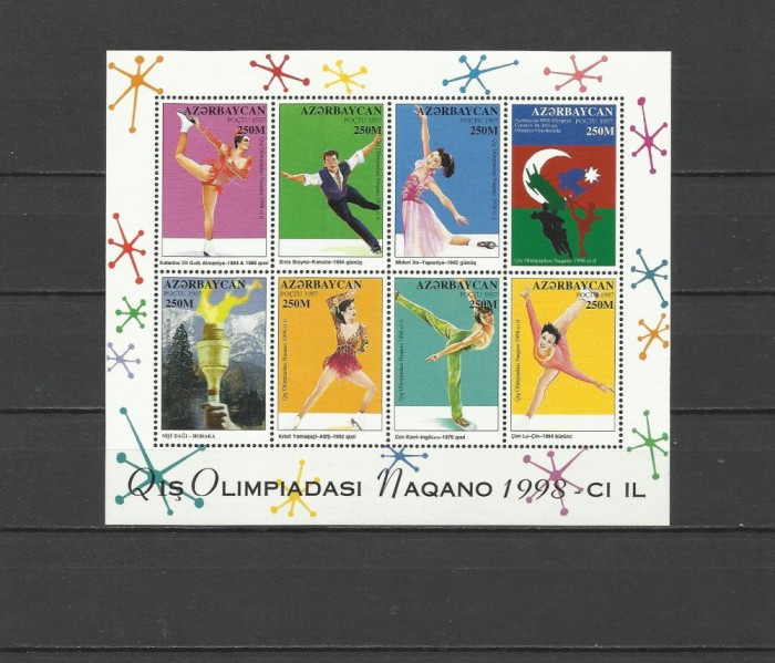 AZERBAIJAN 1998 JOCURILE OLIMPICE DE IARNA NAGANO