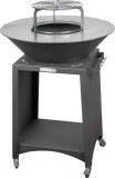Gratar de gradina Strend Pro Fiesta antracit, otel, 75 cm, cu focar