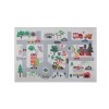 Covor Copii Pista Curse 150x100 cm Gri - Decorativ Antiderapant Bumbac Poliester