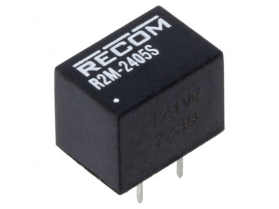 Convertor DC/DC 2W 9-36V la 5V 400mA SIP8 R2M-2405S foto