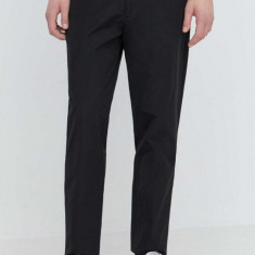 Tommy Jeans pantaloni bărbați, culoarea negru, drept, DM0DM18938