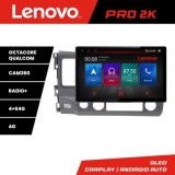 Navigatie Honda Civic 2005-2011 K-044 Lenovo PRO 4+64 13 inch 2K android 4G DSP gps internet CarStore Technology