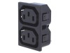 Conector Alimentare AC Spliter 10A 250V IEC C13 F