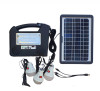 Sistem panou solar 10Ah panou dublu 3 becuri incarcare telefon radio mp3 bluetoo, Fotovoltaic