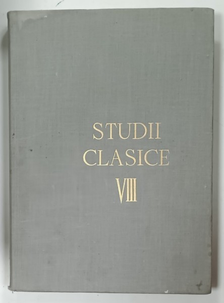 STUDII CLASICE VIII , 1966