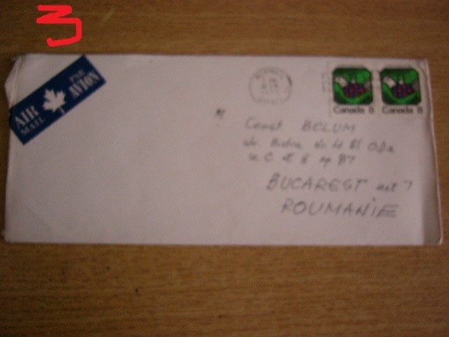 D11 - 1973 - Circulatie postala - Canada - Romania