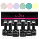 Cumpara ieftin Set 6 Oje Semipermanente 10ml SensoPRO Milano, Sweet Pastel