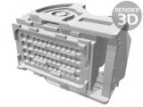Conector auto CMC mamă PIN 48 maro