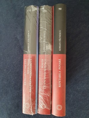 A. Paunescu &amp;ndash; Ultrasentimente Repetabila povara Poezii cu un singur... (3 vol.) foto