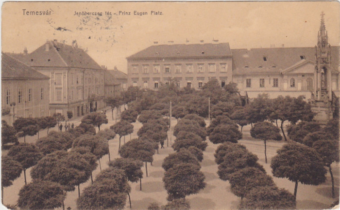 Timisoara Jenő herceg-t&eacute;r Piaţa Prinţul Eugen ND