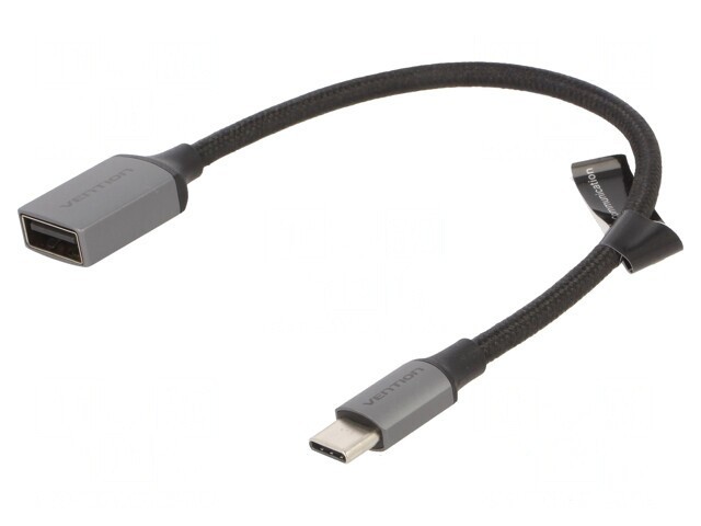 Cablu USB A la USB C 0.15m Gri