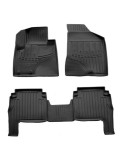 Set covorase auto din cauciuc tip tavita pentru Hyundai Santa Fe II (Cm) (2010-2012)