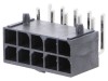 Conector Soclu MOLEX Mega-Fit 10 Pini, 23A, 600V, THT PCB 90&deg;, Negru, Cositorit