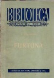 Furtuna William Shakespeare Editura de Stat Biblioteca pentru Toti 1958 Teatru Clasic Romana Coperta Cartonata