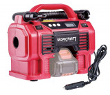 Compresor Worcraft CAC-S20Li, 20V, 160 Psi, 11 Bar, lumină LED, priză auto