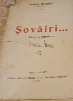 SOVAIRI ANDREI BRANISTE 1922 foto