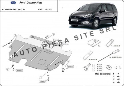 Scut metalic motor Ford Galaxy 2 II fabricat incepand cu 2007 APS-30,055 foto